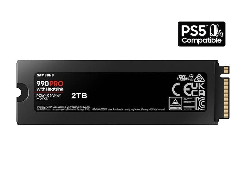 Samsung 990 PRO SSD 2TB with Heatsink 1