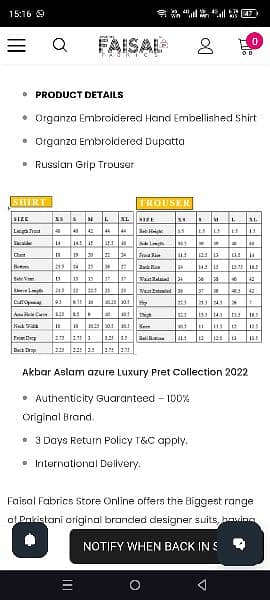 Akbar Aslam azure Luxury Pret 3Pc Suit AAF-1419 TWINSPOT 4