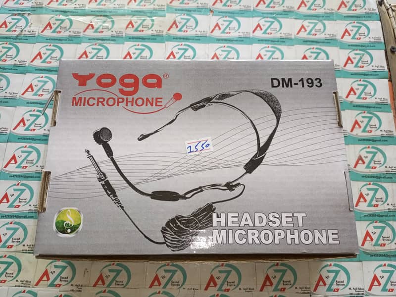 head mic model number dm-193 price 1550 contact & Whatsapp number 030 1