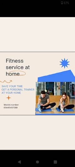 Fitness Training service at home