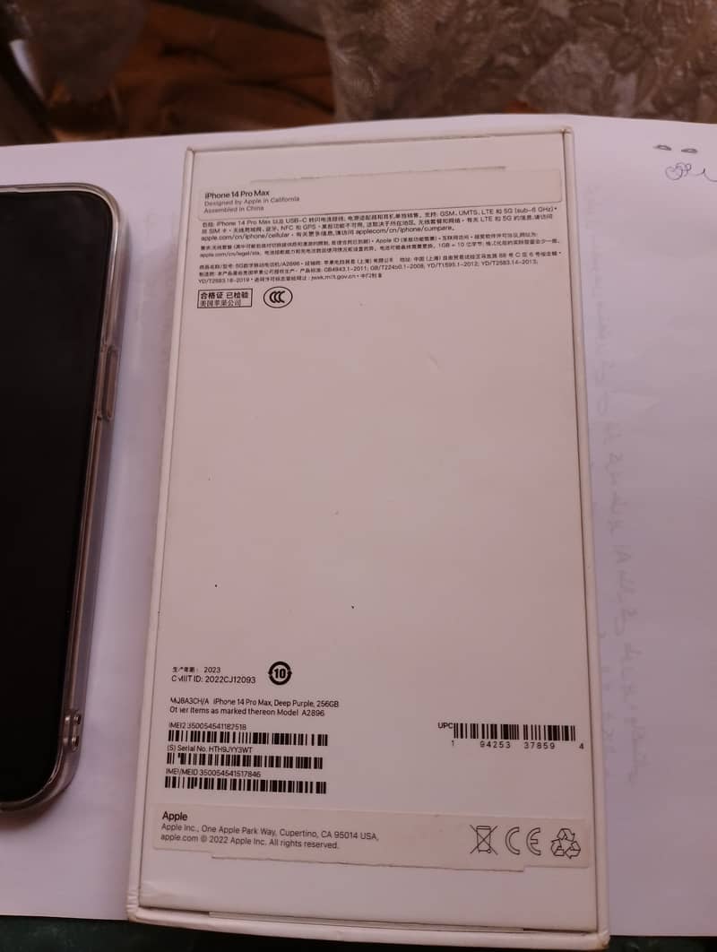 Iphone 14 pro max 256 GB 6