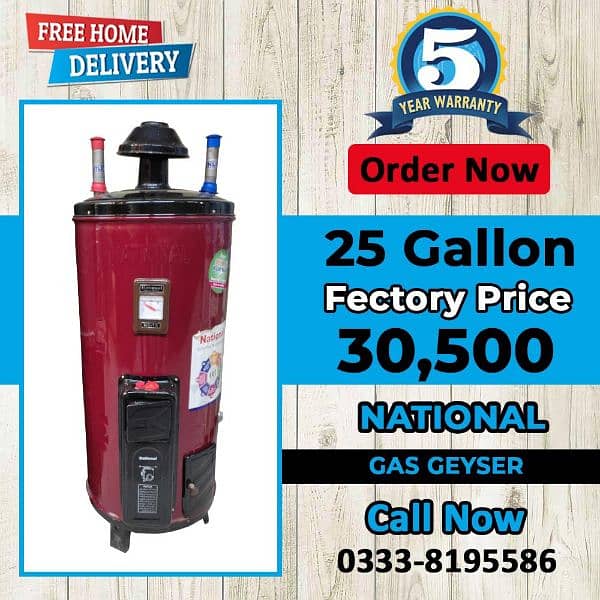 National Pakistan no 1 Gas geyser Electric geyser hybrid geyser avai 3