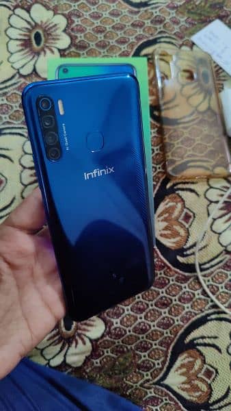 Infinix s5 6/128 with box and charger 5