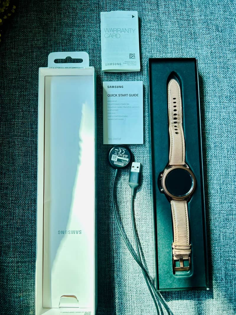 Samsung Galaxy Watch 3 Beige - Leather strap 2