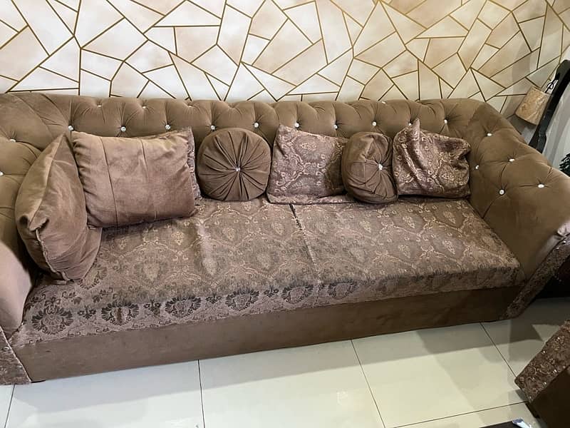 sofa set 5 seater with centre table set 7