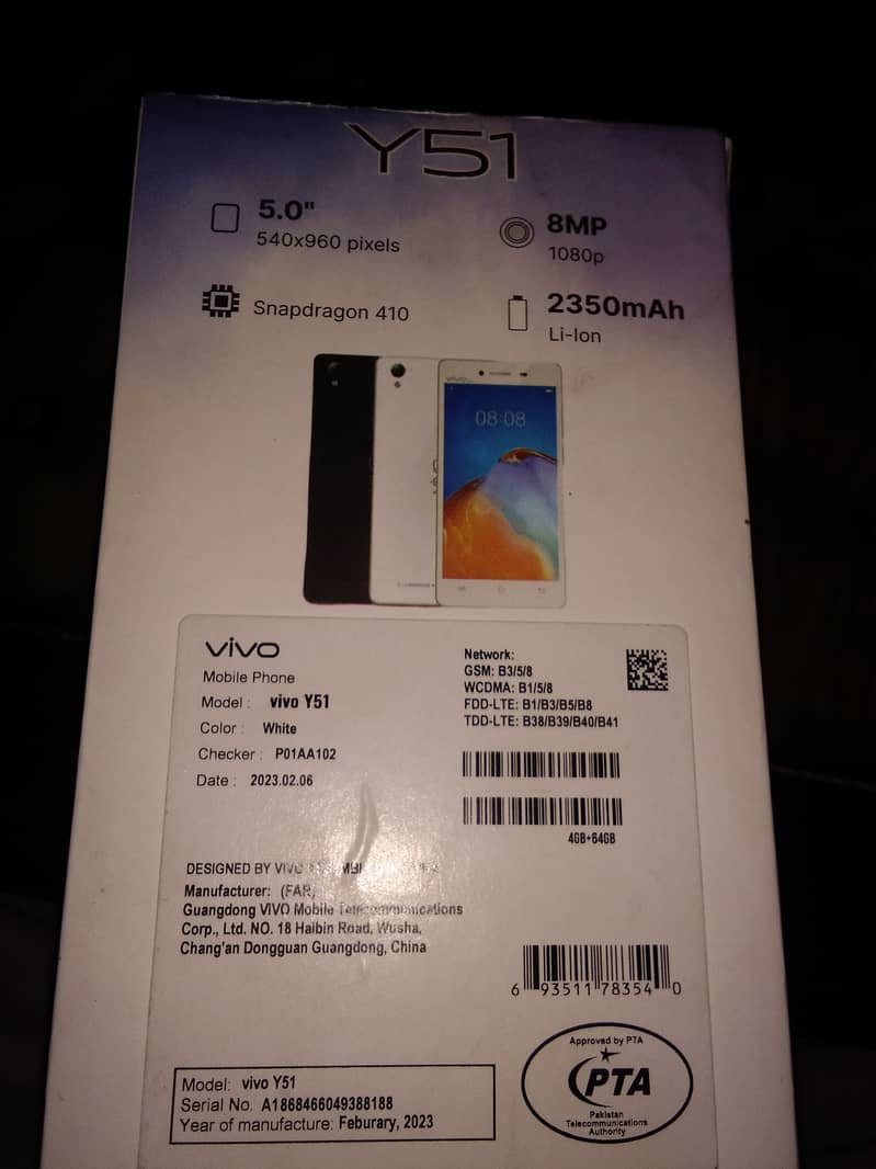 Vivo y51a  4gb ram 64gb rom lush condition 6