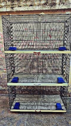 Master 3 portions folding cage for sale in almost new condition