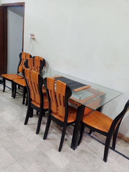 Dining Table with 6 Chairs 4