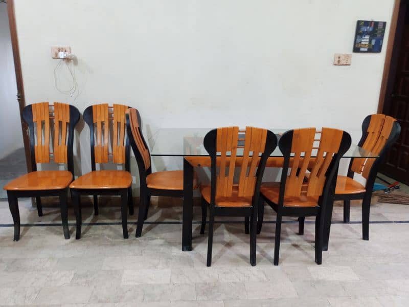 Dining Table with 6 Chairs 5