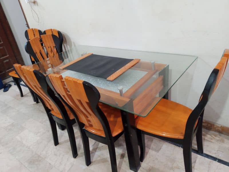 Dining Table with 6 Chairs 7