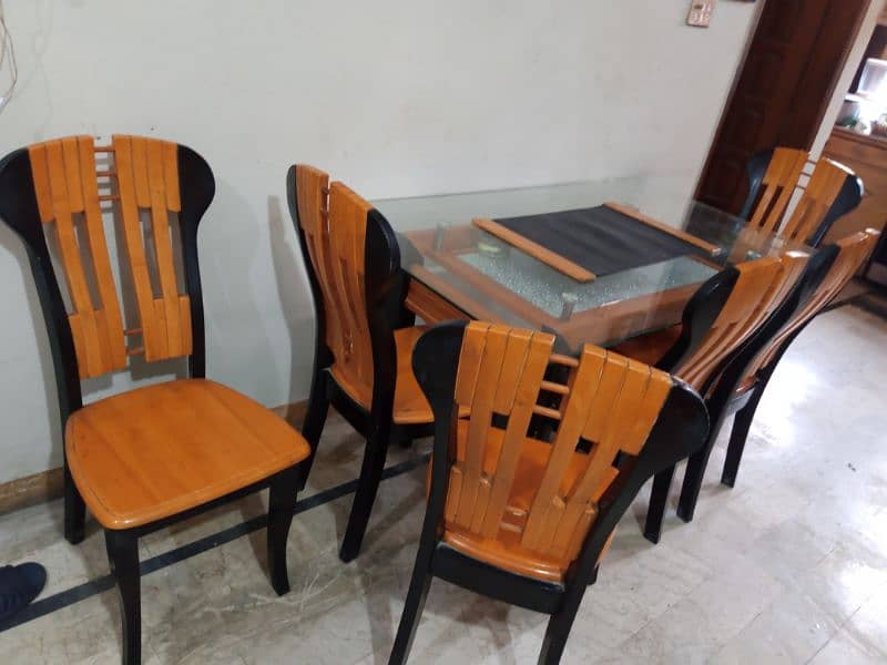 Dining Table with 6 Chairs 8