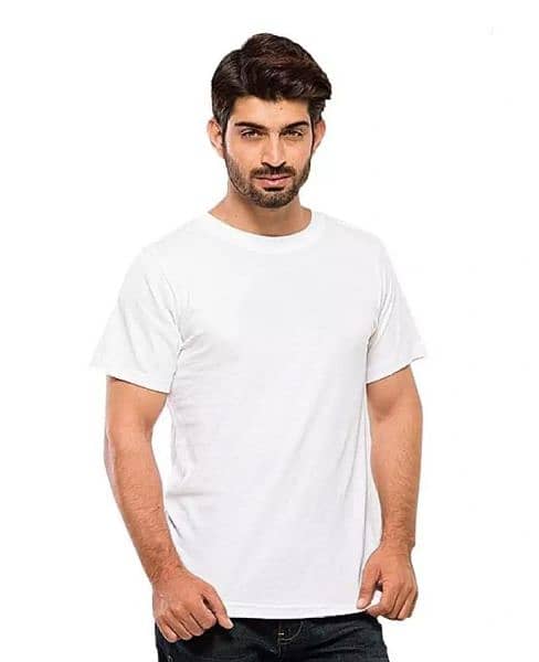 4 Pcs Men's cotton plain t-shirt 4