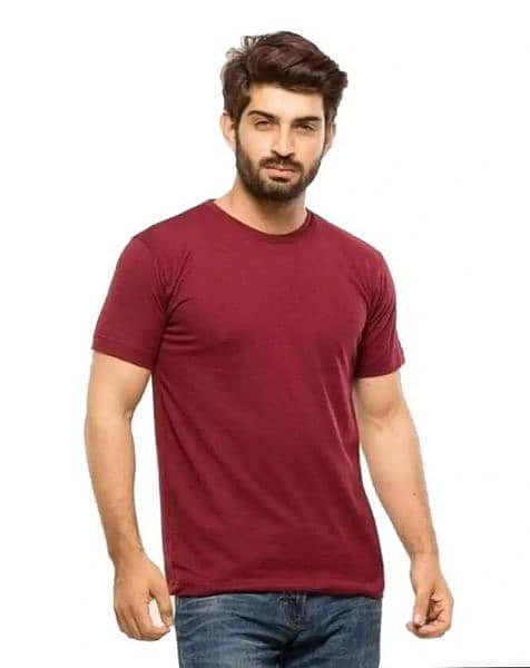 4 Pcs Men's cotton plain t-shirt 5