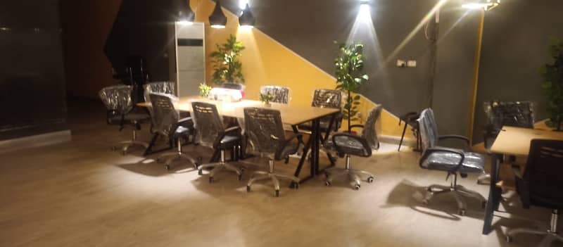 800 square feet furnish office for rent near UMT for 20 person staff for call center or software house or marketing office 1