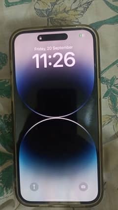 iphone 14 pro max factory unlock with box, black colour, 128gb