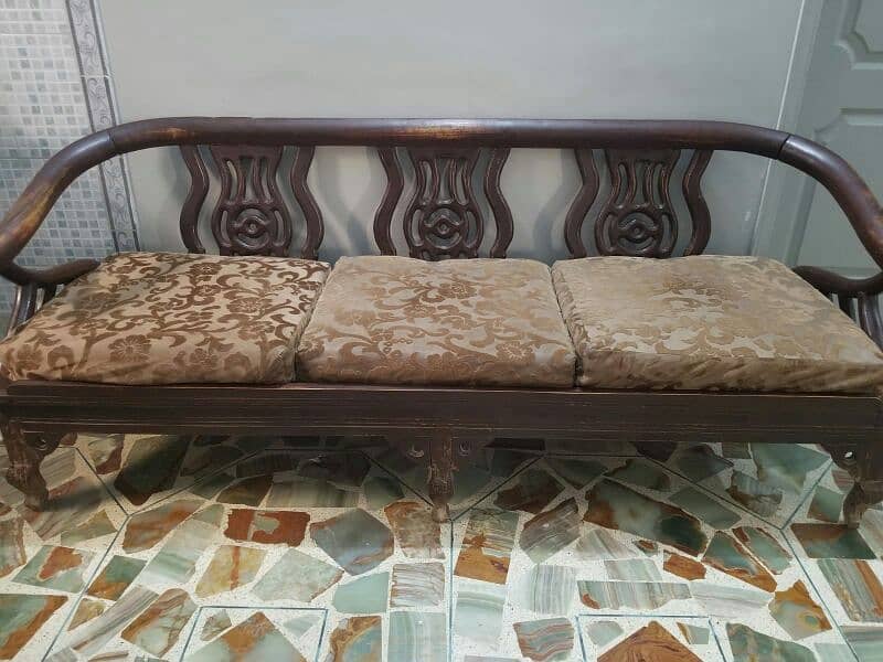 pure wooden sofa set 1