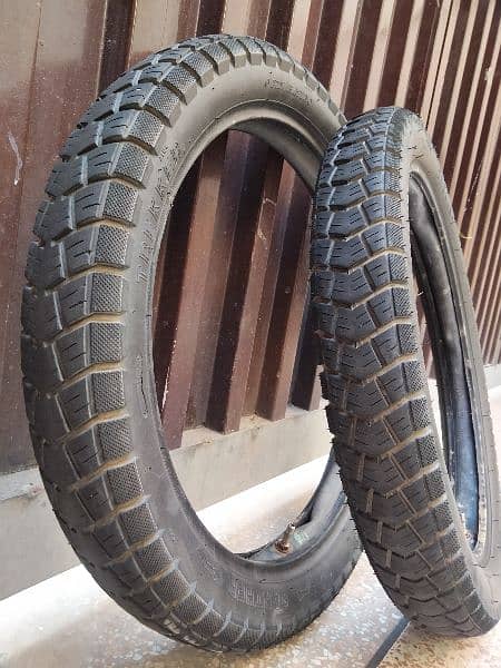 YAMAHA YBR Tyre's Lush Condition 0