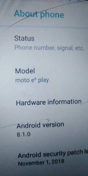 Motorola E5 play 3