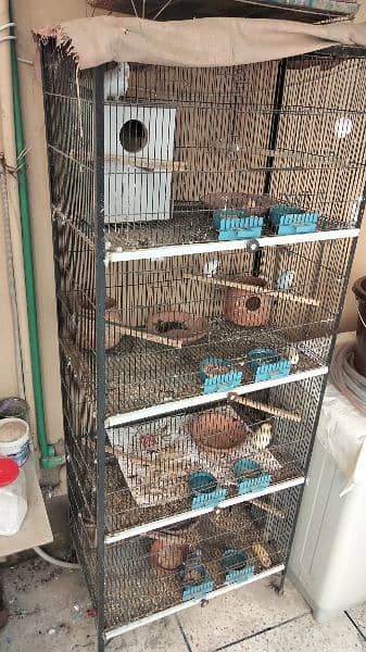 Birds Cage Iron Material Just Like New 1