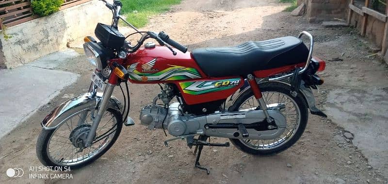 Honda cd 70 2022/ sticker 2023 model all Punjab number no Chaska 2