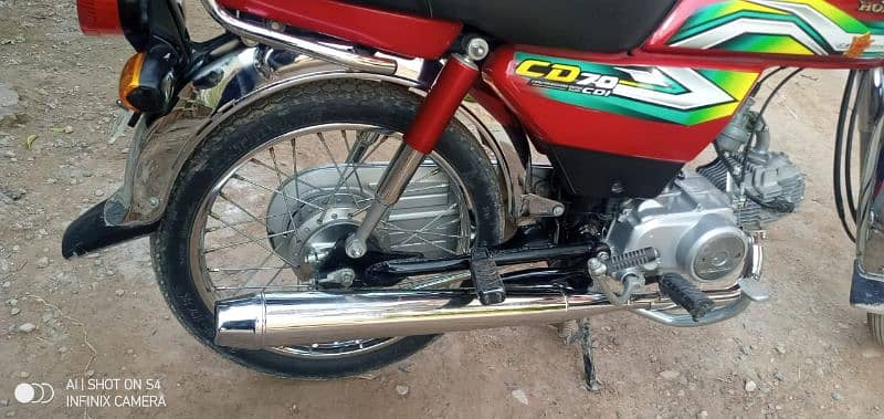 Honda cd 70 2022/ sticker 2023 model all Punjab number no Chaska 4