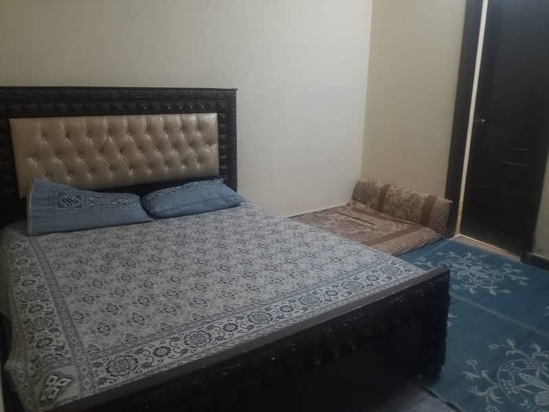 1 bed Furnished room with attached washroom is available for rent. 1