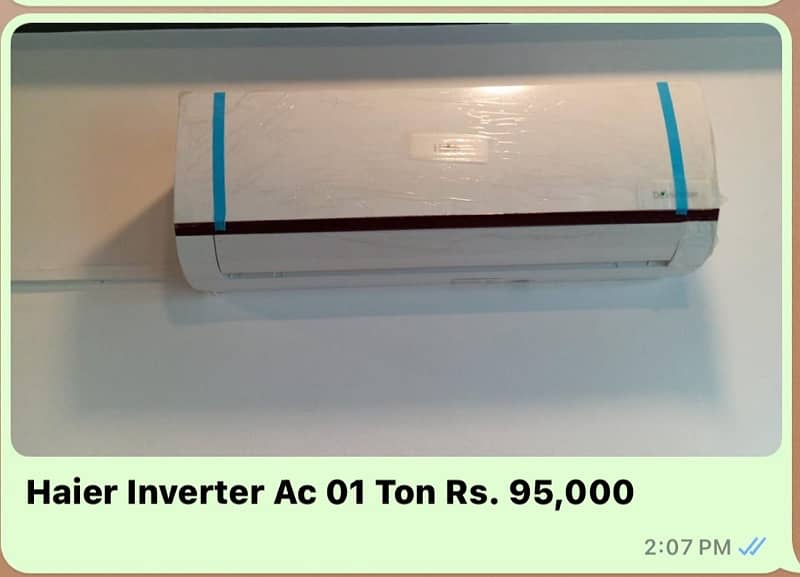 Brand New Haier Inverter Ac & Dispensor 1