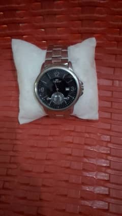 Men's silver color watch