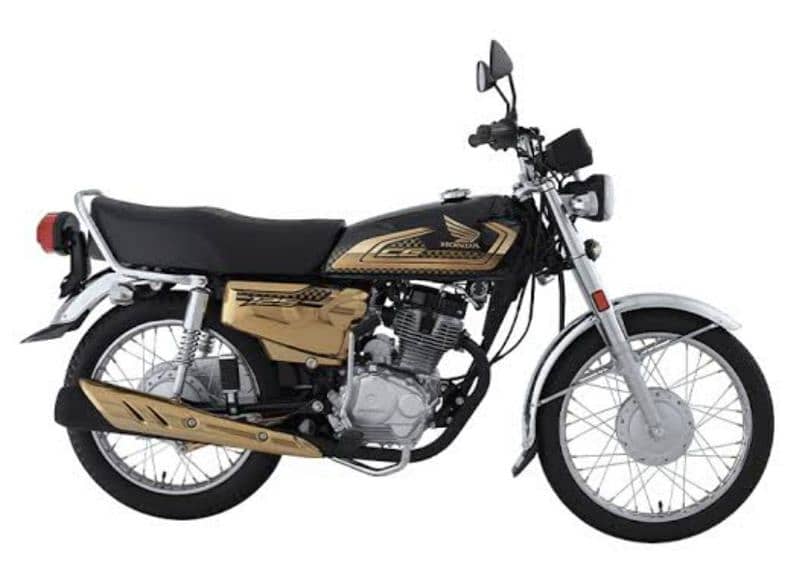 Honda CG-125 Gold Edition 2025 Zero Meter 1