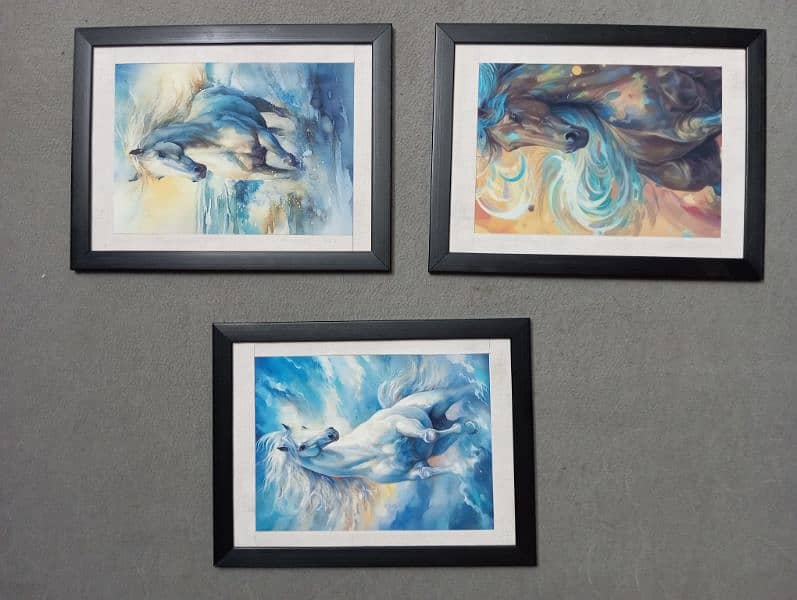 beautiful framed paintings (12 x 15 inches) 4