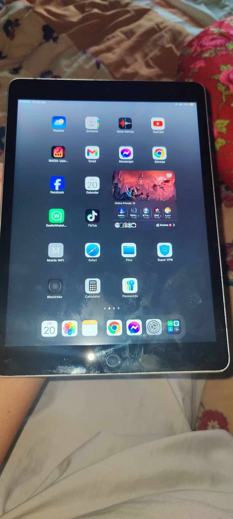 ipad 9 gen 3/64 fresh. wifi 0