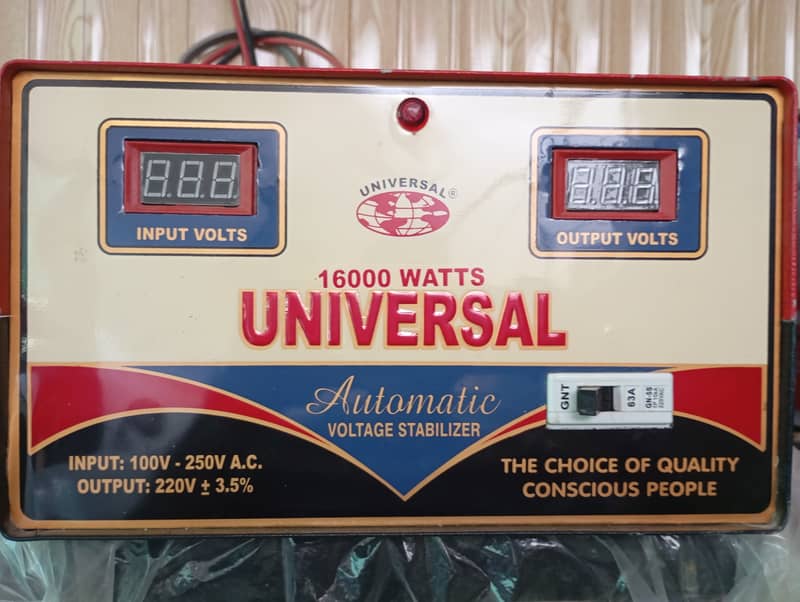 Universal Stabilizer of 16,000 watt capacity is for sale 1