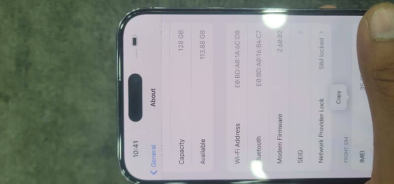 I phone 14 Promax 128gb jv 10/10 condition 7