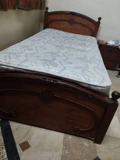 Single bed with mattress