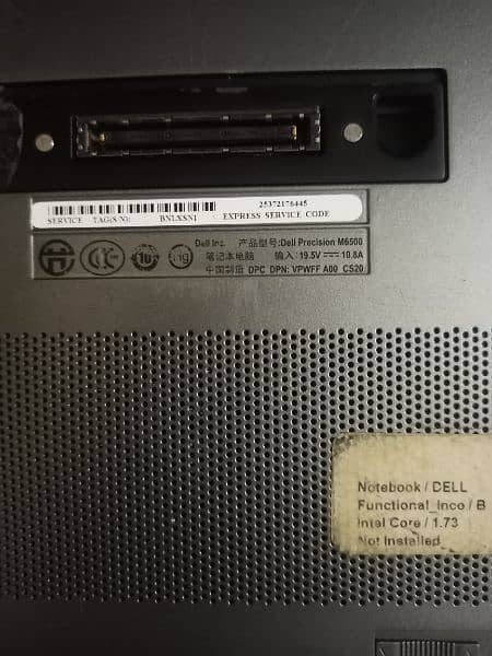 Dell m6500 i7 1st genretion 1gb nvidia graphic card 2