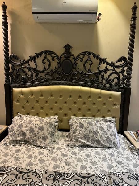 Pure Wood King Size bed 4