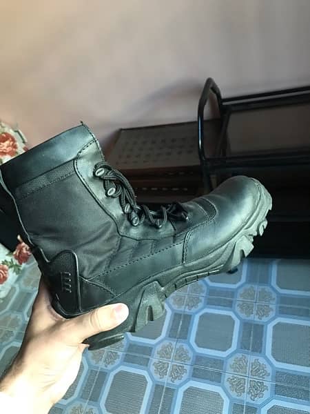 leather Combat Boots 1