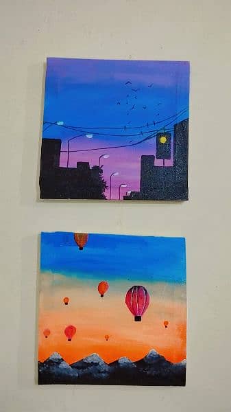 3pairs Of canvas painting 1