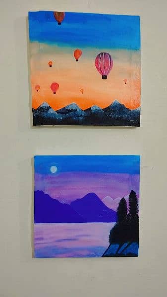 3pairs Of canvas painting 2