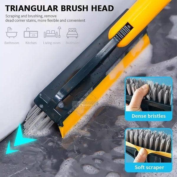 2 in 1 cleaning scrubber and wiper brush 3