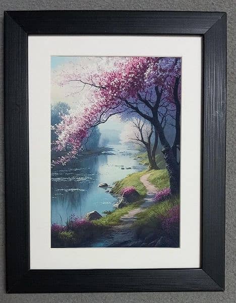 beautiful framed paintings (9 x 11 inches) 0