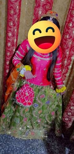 3pc mehndi suit