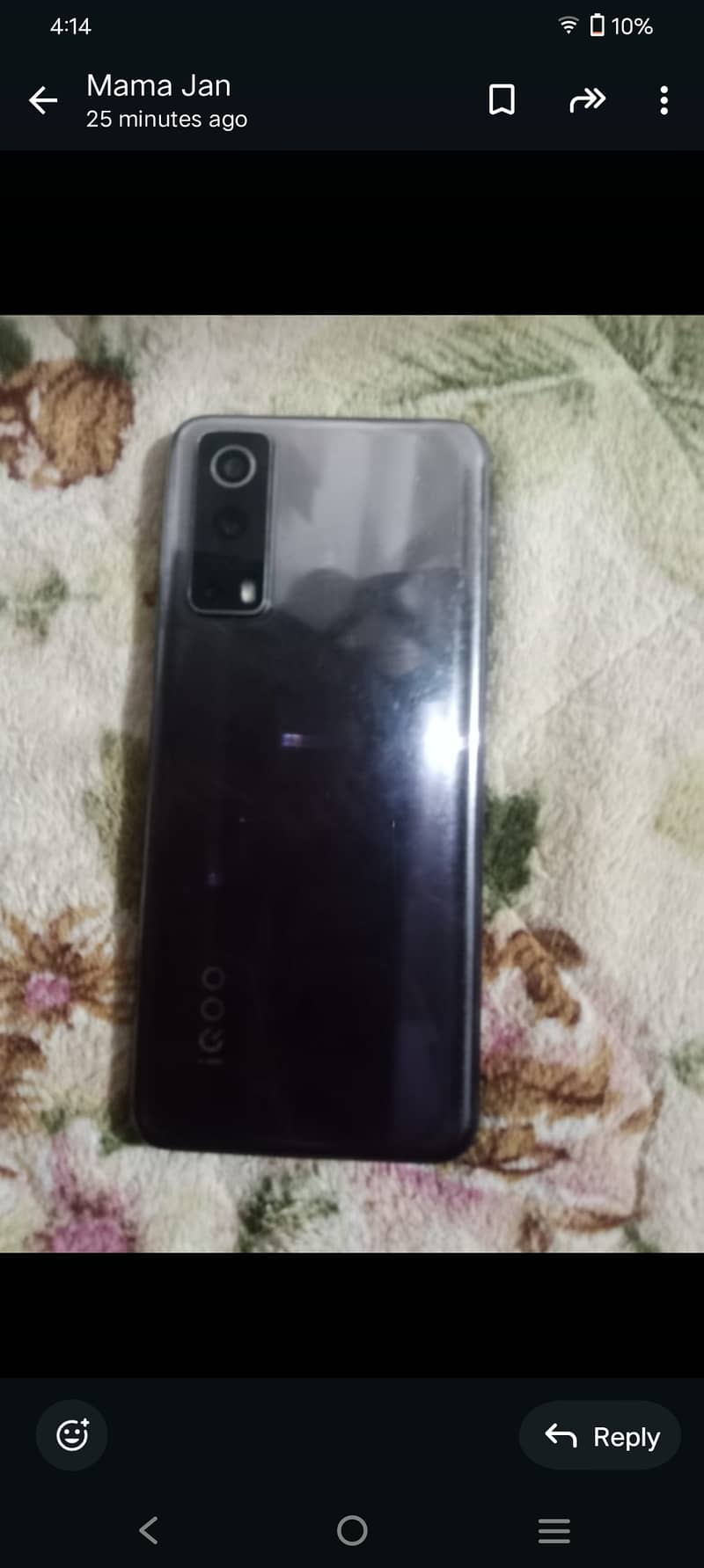 Iqooz3 5G 8GB ram +4 extended Snapdragon 768 0