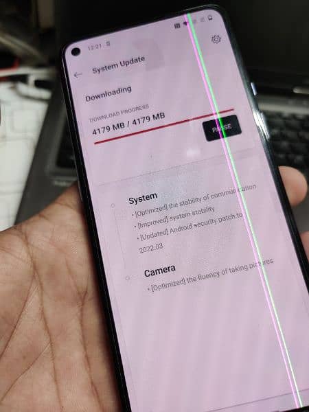 OnePlus 9 5g 12/256 little lines on display 1