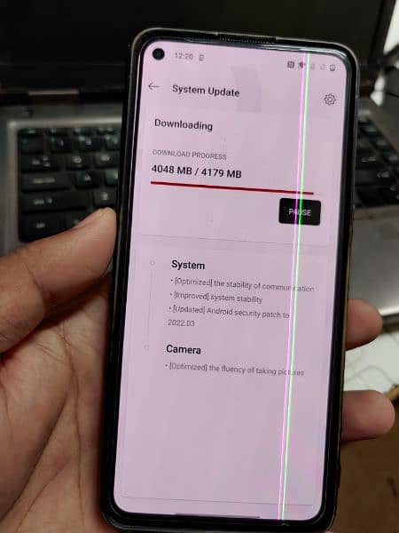 OnePlus 9 5g 12/256 little lines on display 5