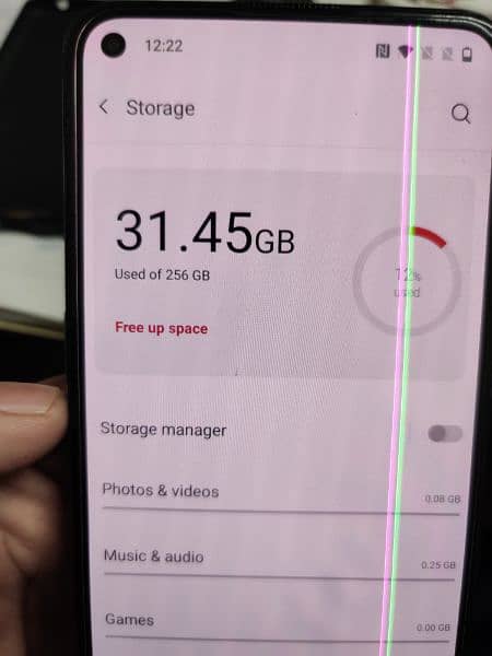 OnePlus 9 5g 12/256 little lines on display 6
