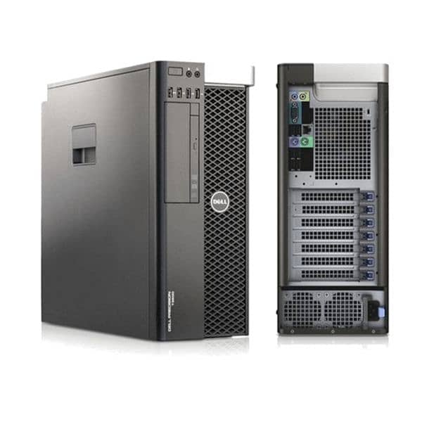 DELL T-3600 TOWER SYSTEM 635 WATTS MODULAR PSU AND POWERFUL 6CORE CPU 2