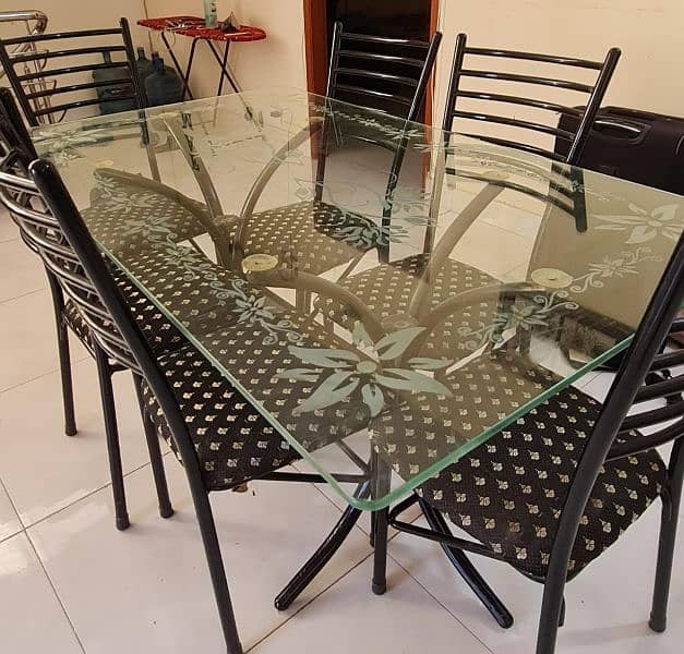 dining table with 6 chairs (prices are negotiable) 2