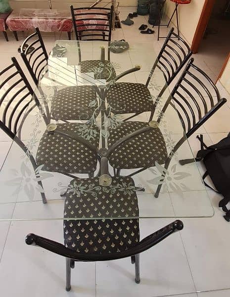 dining table with 6 chairs (prices are negotiable) 5