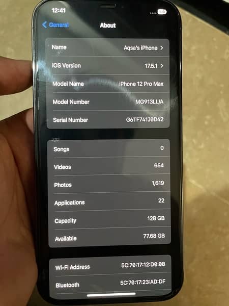 iphone 12 pro max 128gb jv 8